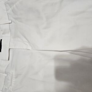Banana Republic White Straight Leg Pants